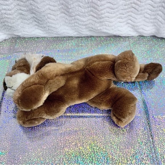 Vintage Aurora Lion 11" Stuffed Animal Plush Toy Weighted Beans Lion - Picture 6 of 11